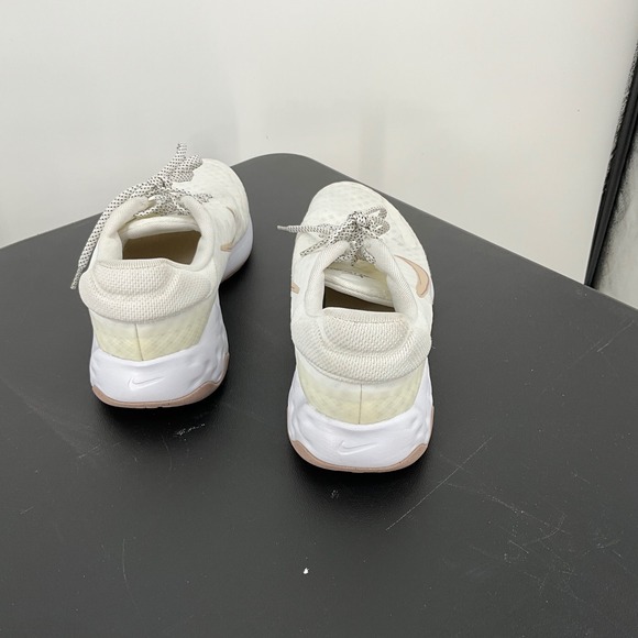 Nike‎ Renew Women's Running Shoes White Tan Lace Up Athletic Sneakers - Picture 4 of 10